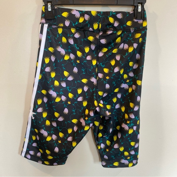 Adidas Allover Print Cycling Tights NWT Floral Womens Small - Picture 3 of 6